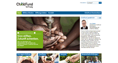 Desktop Screenshot of childfund-stiftung.de